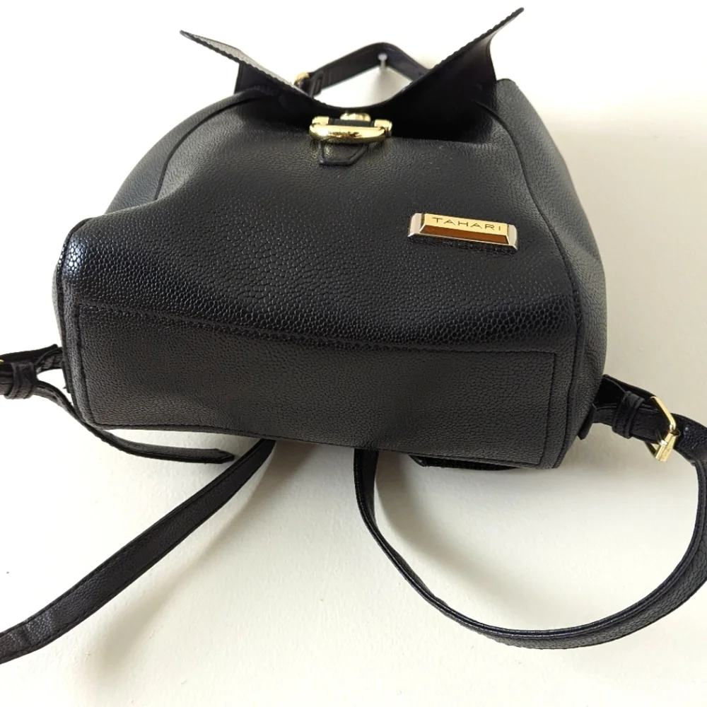 Tahari Black Glamper Backpack